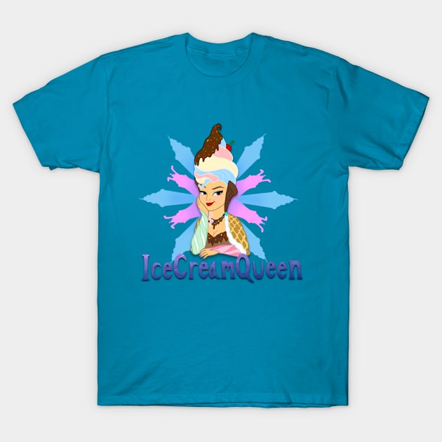 The Ice Cream Queen T-Shirt by ToyboyFan